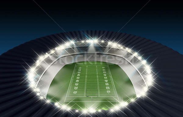 Football Stadium Night Stock photo © albund