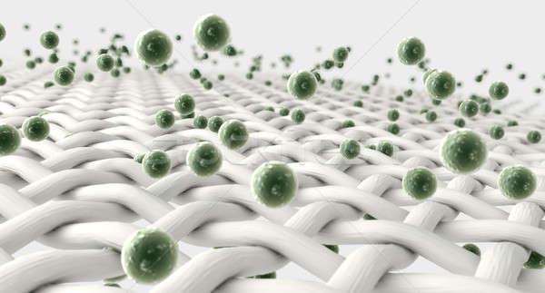 Micro Fabric And Germ Particles Stock photo © albund