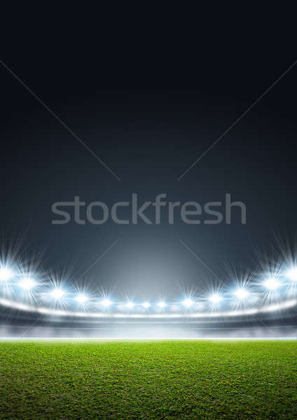 Generic Floodlit Stadium Stock photo © albund