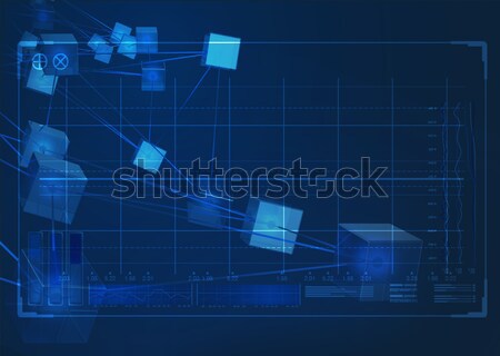 Blockchain Data Network Stock photo © albund