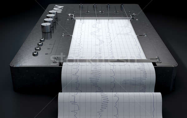 Polygraph Lie Detector Machine Stock photo © albund