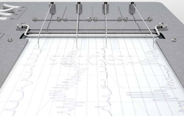 Polygraph Lie Detector Machine Stock photo © albund