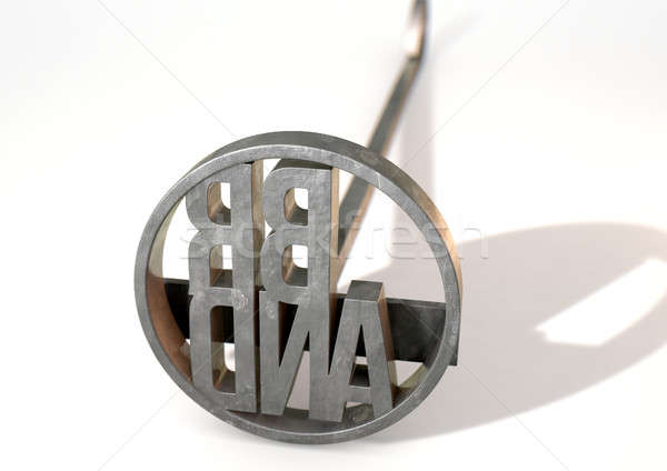 Branding Iron Brand Stock photo © albund
