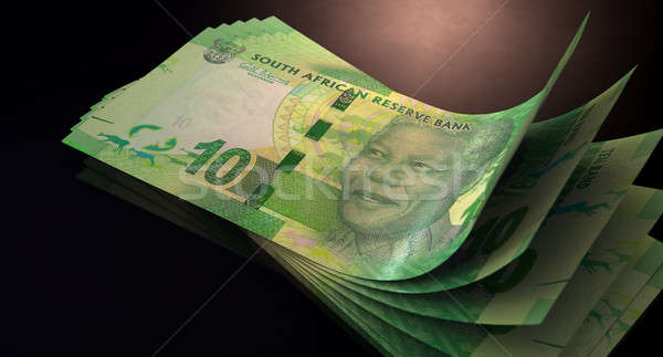 Rand Bank Notes Spread Stock photo © albund