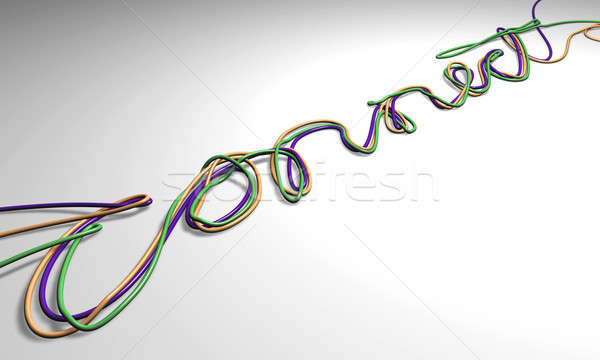 Connect Cables Stock photo © albund