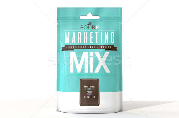 Stock photo: Marketing Mix 4 P's