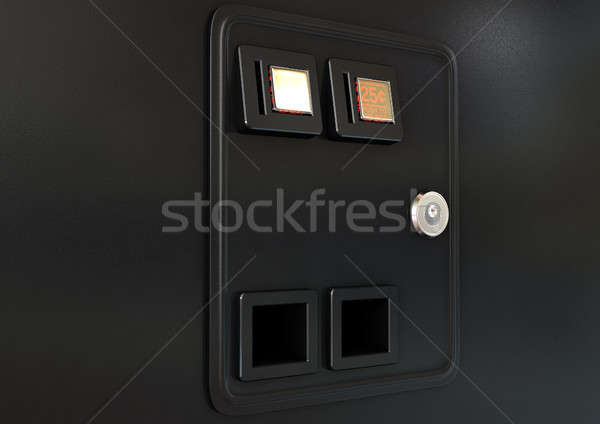 Arcade Machine Coin Slot Panel Stock photo © albund