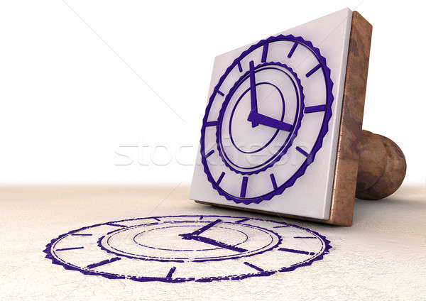 Timestamp Stamp Stock photo © albund