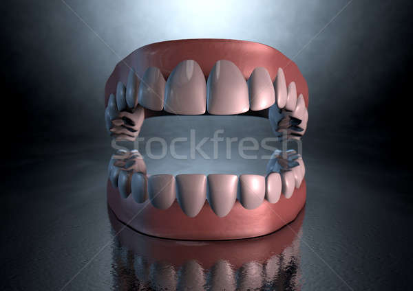Creepy Teeth  Stock photo © albund