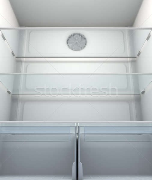 Fridge Interior Stock photo © albund