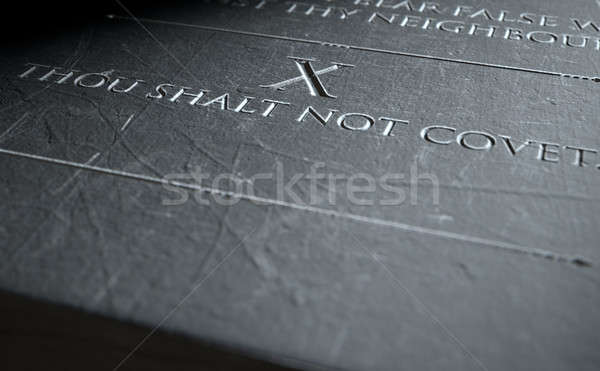 The Tenth Commandment Stock photo © albund