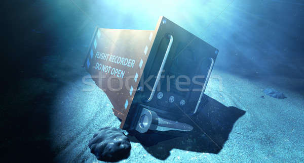 Flight Recorder Under The Sea Stock photo © albund