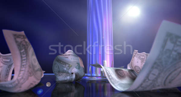 стриппер чаевые этап изолированный полюс Spotlight Сток-фото © albund