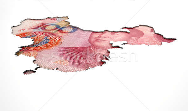 Stock photo: Recessed Country Note China