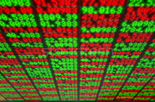 Bourse numérique bord indicateur [[stock_photo]] © albund