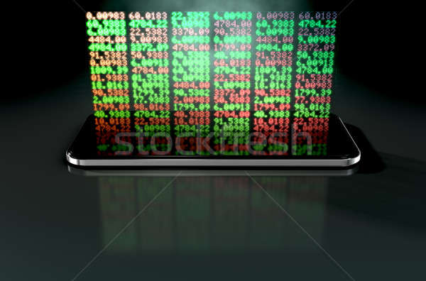 Stock photo: Smart Phone Stock App