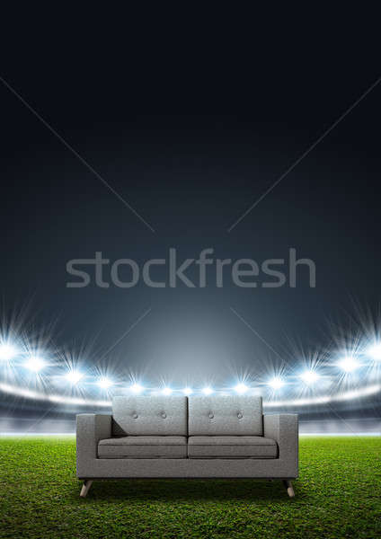 Generic Floodlit Stadium Stock photo © albund