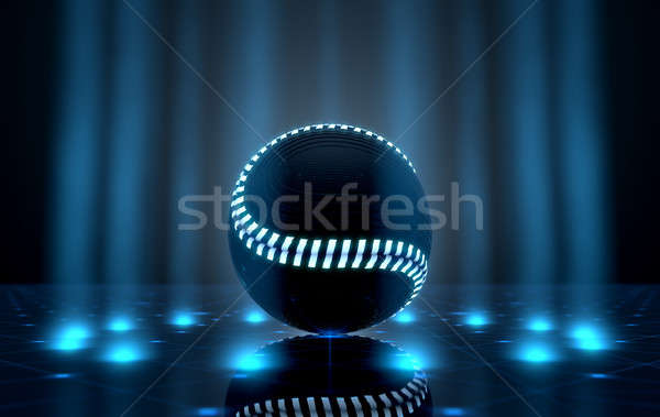 Ball On Spotlit Stage Stock photo © albund