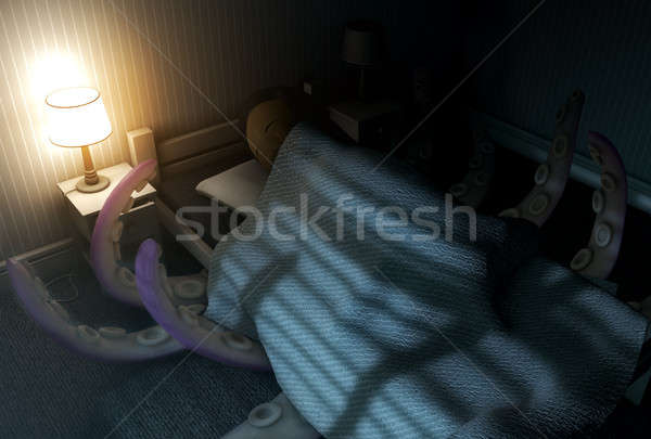 The Monster Under The bed Stock photo © albund