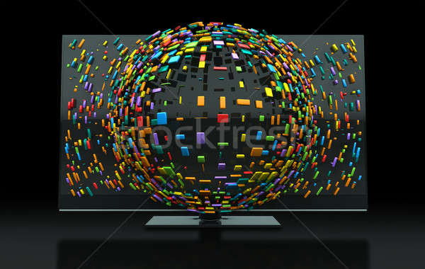 3DTV Television Concept Stock photo © albund