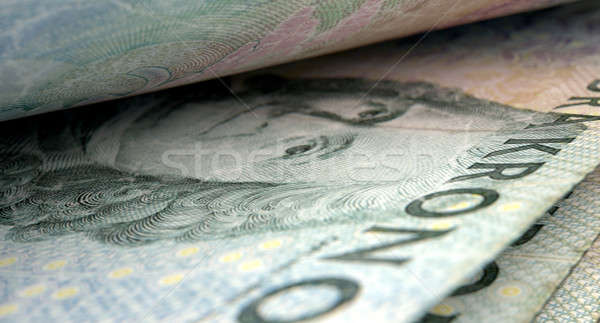 Stock photo: Separated Banknotes Close-up Detail