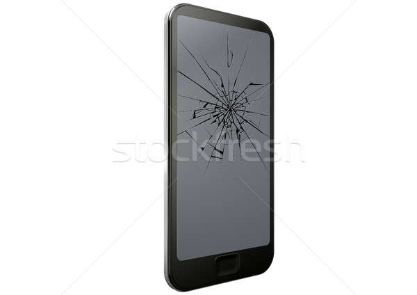 Generic Cracked Smart Phone  Stock photo © albund