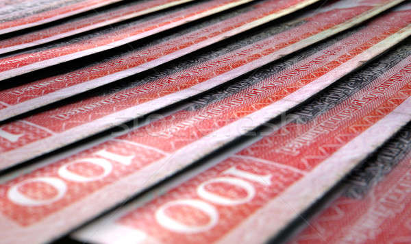 Stockfoto: Omhoog · bankbiljetten · macro · tonen