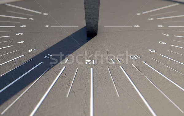Modern Sundial Stock photo © albund