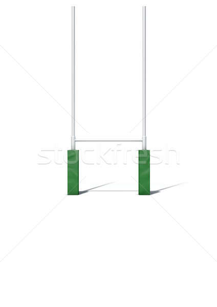 Rugby Posts Isolated Stock photo © albund