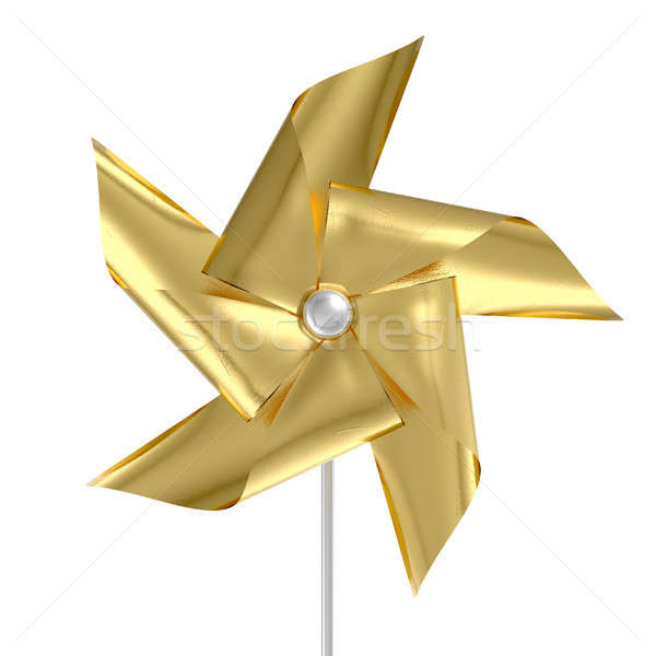 Stock photo: Gold Pinwheel