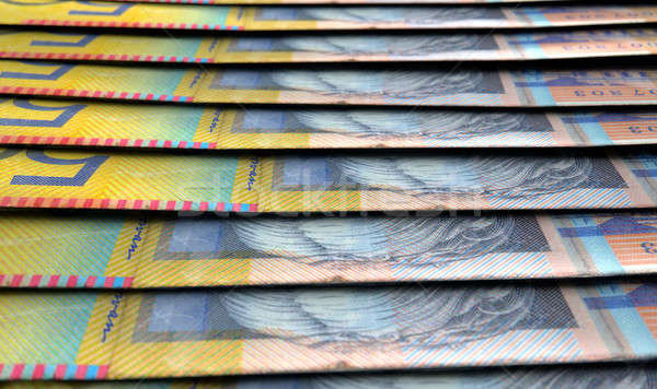 Lined Up Close-Up Banknotes Stock photo © albund