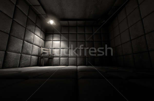 Padded Cell And Empty Chair Stock photo © albund