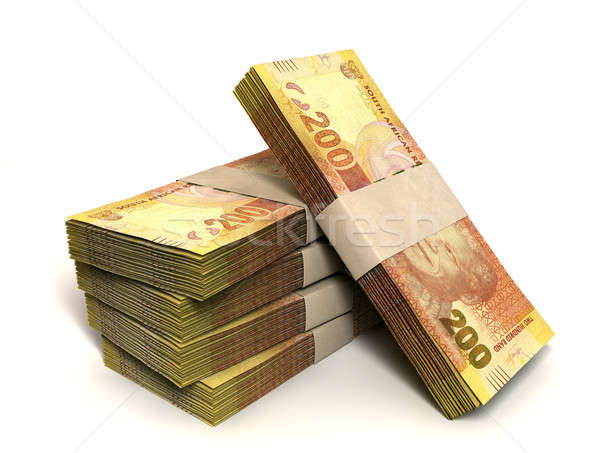 Rand Notes Bundles Stack Stock photo © albund