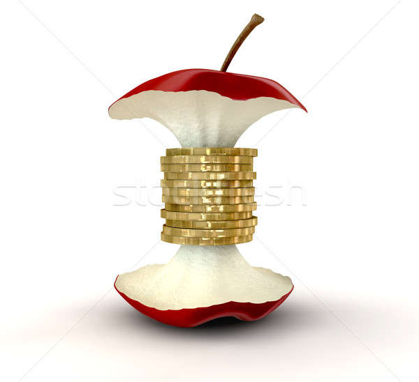 Core Values Gold Coins Stock photo © albund