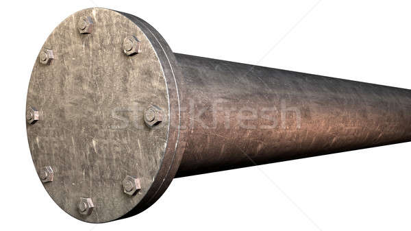 Pipe With Sealed Off End Stock photo © albund