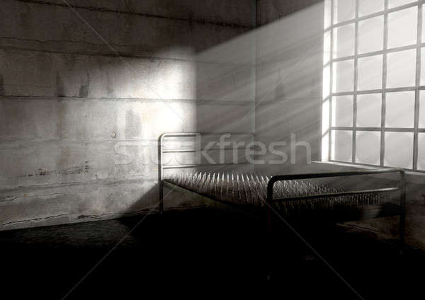 Bed Of Nails In A Room Stock photo © albund