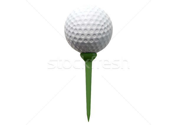 Golf Ball On Tee Stock photo © albund