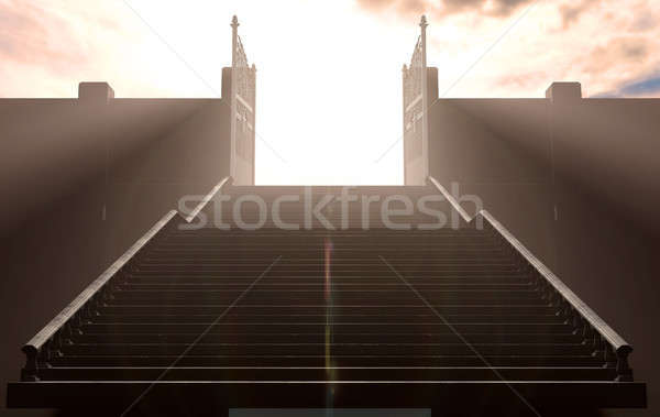 The Stairs To Heavens Gates Stock photo © albund