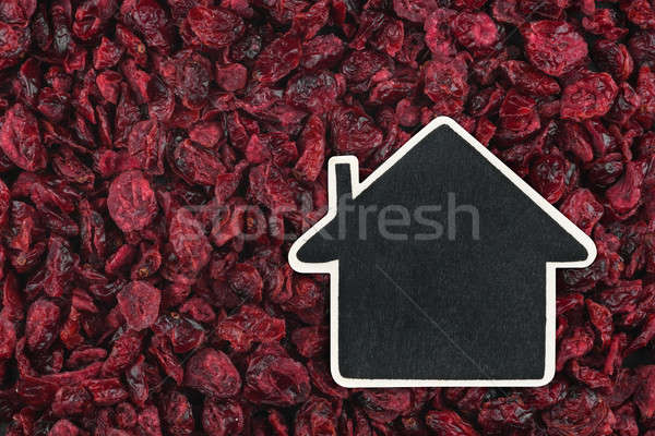House pointer, the price tag lies on  dried cranberry Stock photo © alekleks