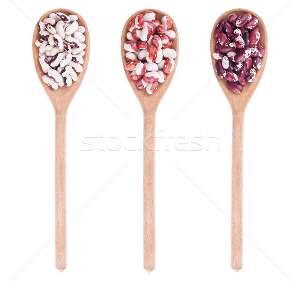 beans in the spoons  Stock photo © alekleks
