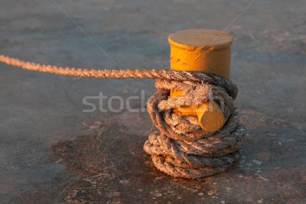 The rope on the jetty Stock photo © alekleks