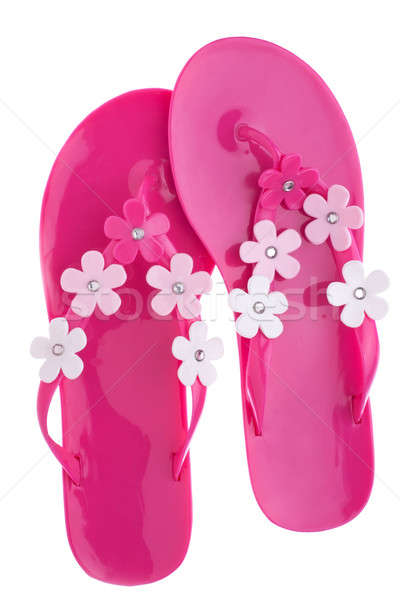 Pink flip flops Stock photo © alekleks
