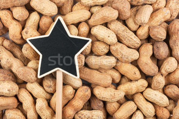 Pointer, the sign lies on peanut Stock photo © alekleks