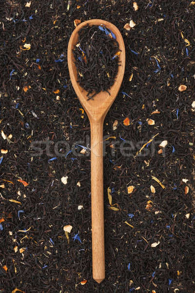 Spoon with black tea  Stock photo © alekleks