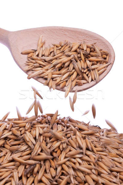 Spoon of oats Stock photo © alekleks