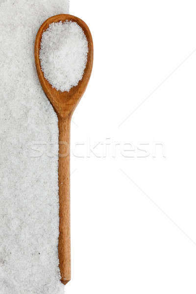 wooden spoon with salt  Stock photo © alekleks