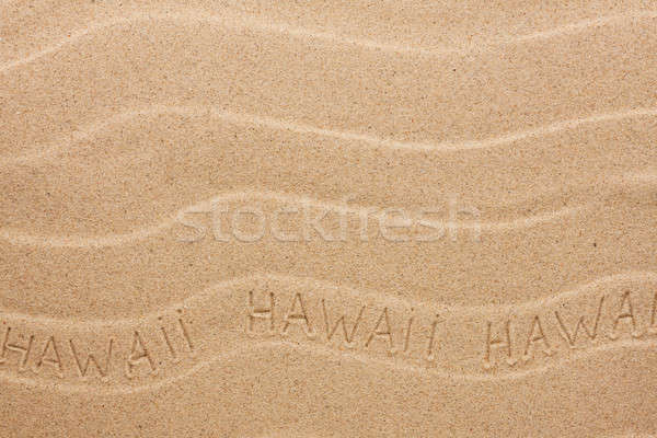 Stok fotoğraf: Hawaii · dalgalı · kum · plaj · doku