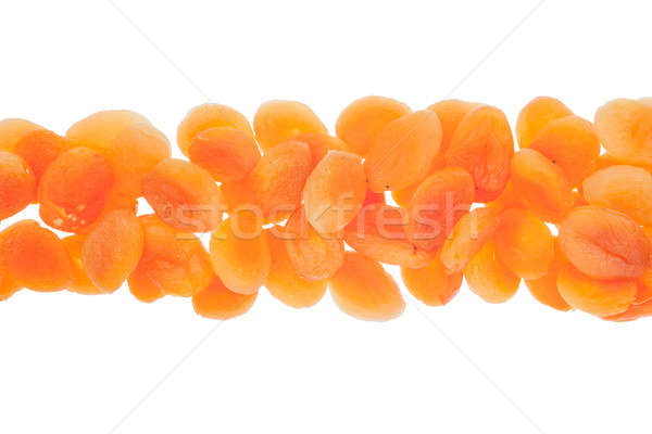 line of  dried  apricot Stock photo © alekleks
