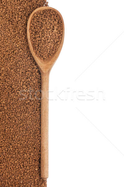 wooden spoon with granulated coffee Stock photo © alekleks