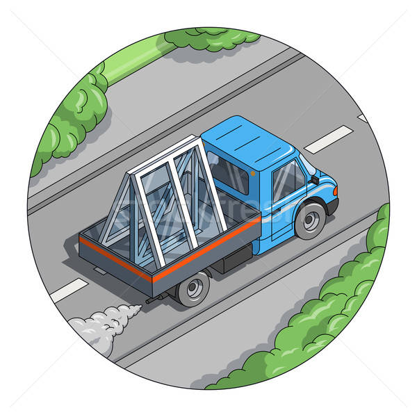 Car carry window Stock photo © Aleksangel